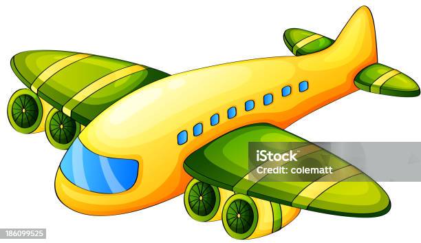 Avion Vecteurs libres de droits et plus d'images vectorielles de Avion - Avion, Ballon dirigeable, Bleu