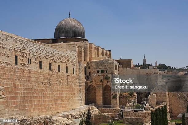 Photo libre de droit de Mosquée Alaqsajérusalem banque d'images et plus d'images libres de droit de Ancien site du Temple de Jérusalem - Ancien site du Temple de Jérusalem, Architecture, Asie