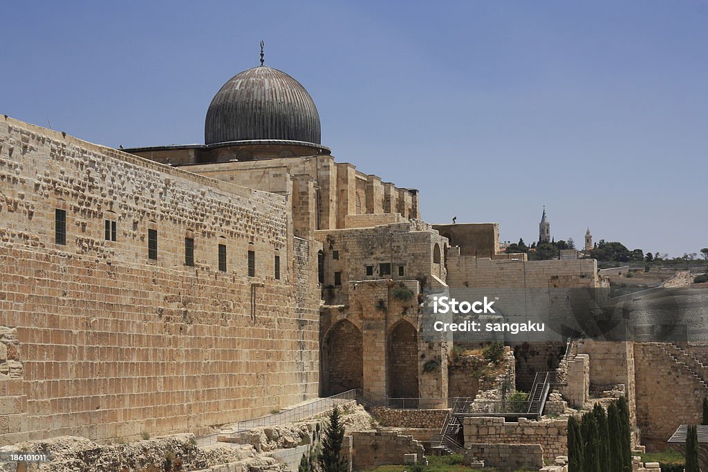 La Moschea Al-Aqsa-Gerusalemme - Foto stock royalty-free di Architettura