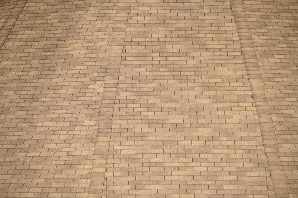 close up on roof shingle background
