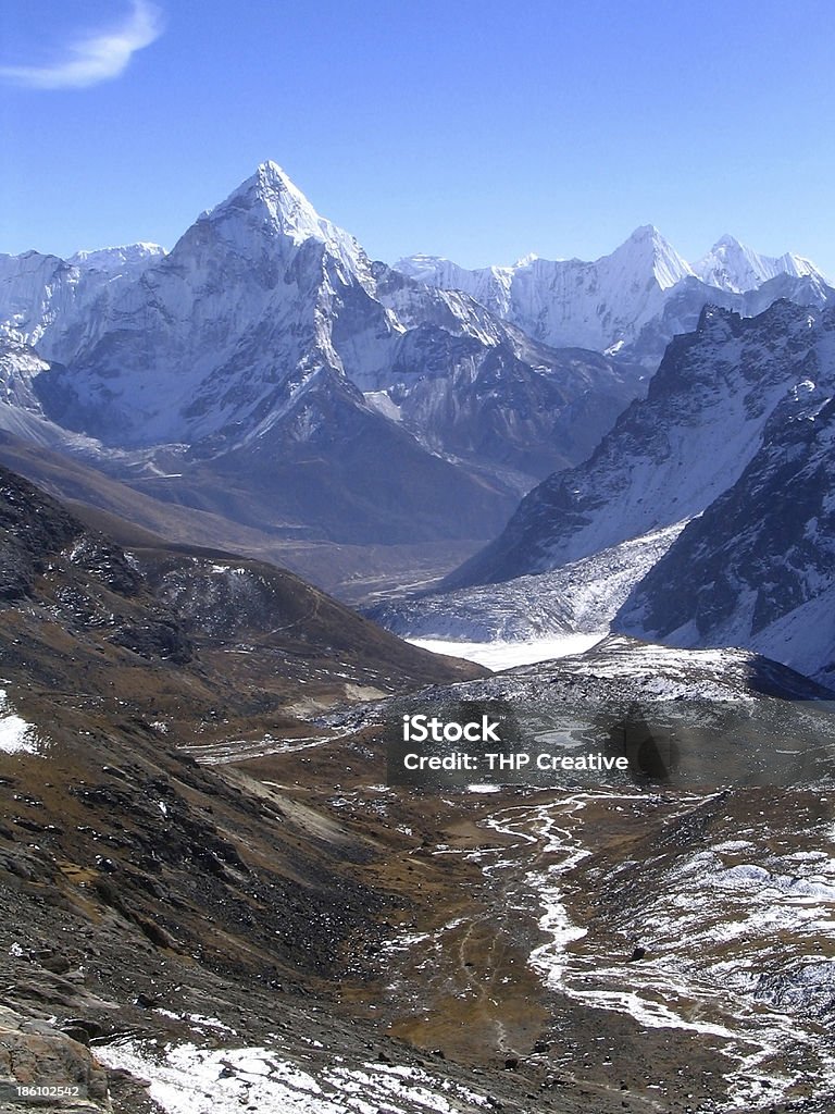 Berge und Täler - Lizenzfrei Abenteuer Stock-Foto