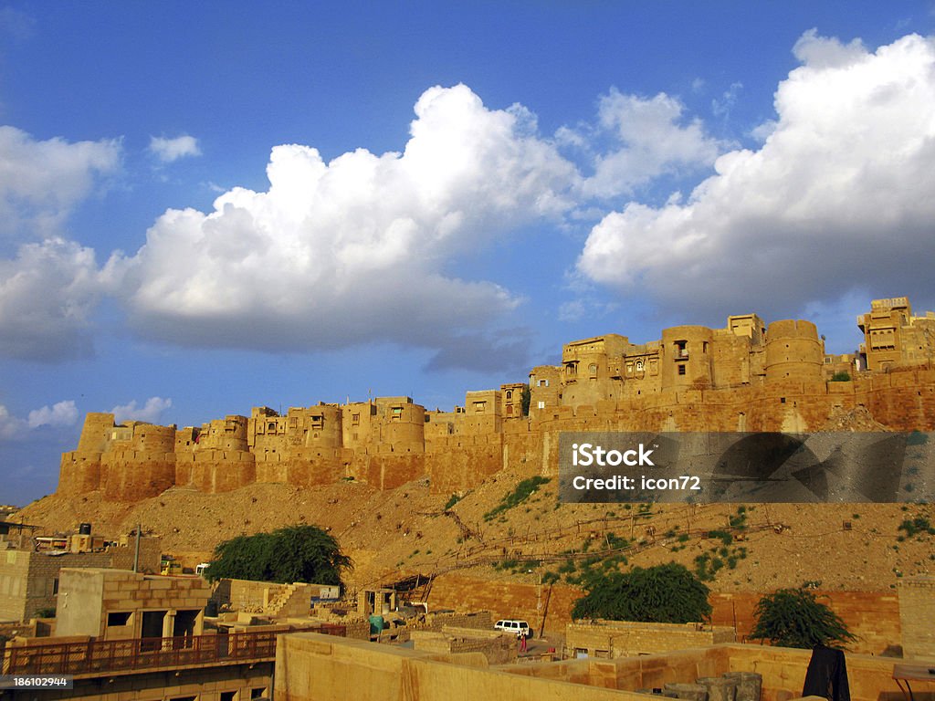 Jaisalmer, le superbe «ville dorée» au Rajasthan de cœur.  En Inde - Photo de Antique libre de droits