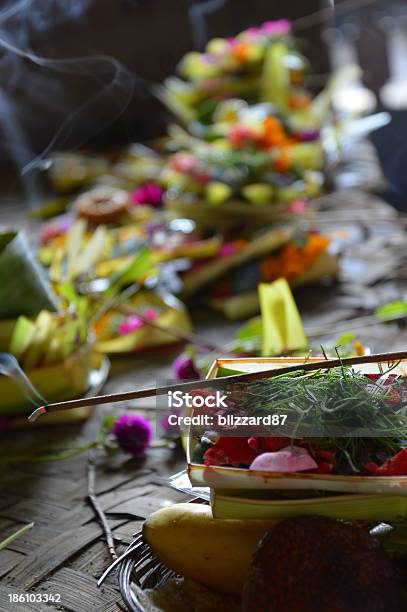 Religione Indù Offerte - Fotografie stock e altre immagini di Ambientazione interna - Ambientazione interna, Asia, Bali