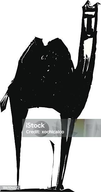 Wielbłąd - Stockowe grafiki wektorowe i więcej obrazów Drzeworyt - Drzeworyt, Dzikie zwierzęta, Garb