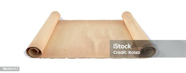 Old Papyrus Stock Photo - Download Image Now - Front View, Horizontal, Map