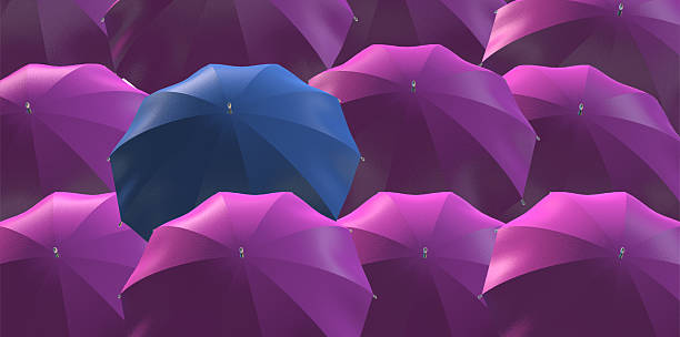 istock Umbrella, leader, unique, boss, individuality, original, special. 186105418