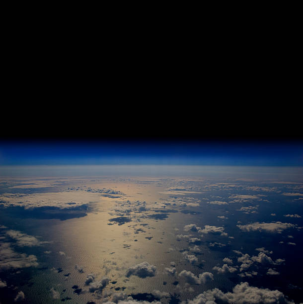 istock High altitude view of the Earth in space. 186105494