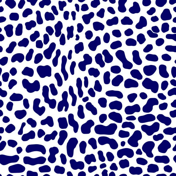 Vector illustration of Leopard print pattern animal seamless.