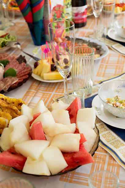 istock food on the holiday table 186108636