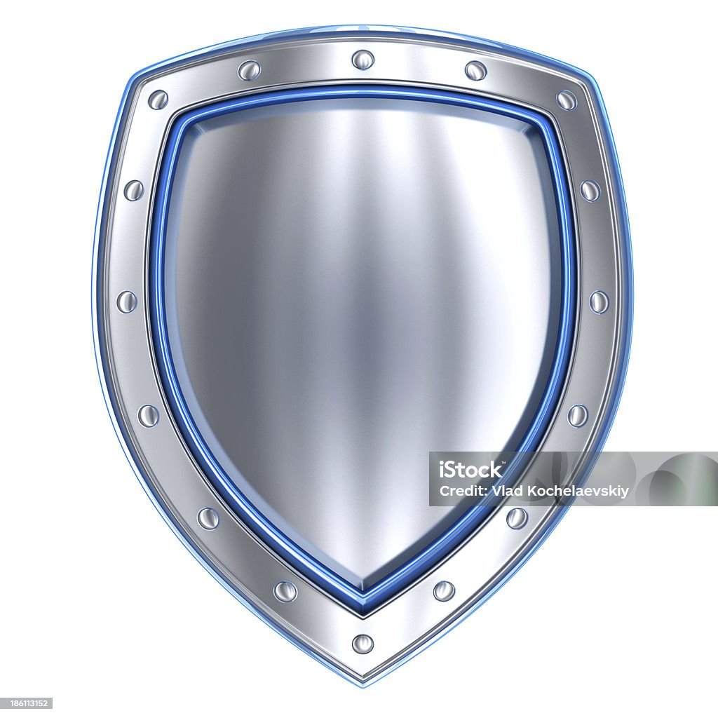 Shield antivirus Shield security (done in 3d, isolated) Accessibility Stock Photo