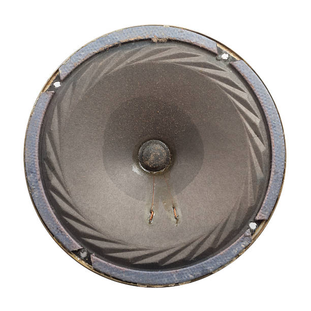 istock Retro dynamic loudspeaker with paperboard membrane. 186113204