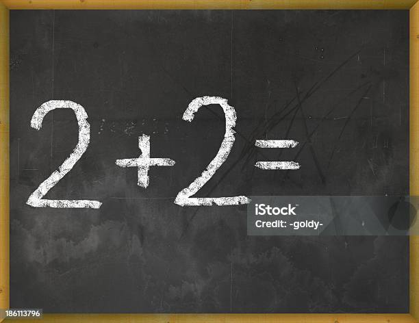 Mathematical Equations Stock Photo - Download Image Now - Algebra, Asking, Chalk Drawing