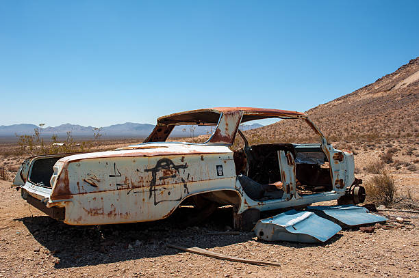 istock Another Car abandoned in the Desert 186114875