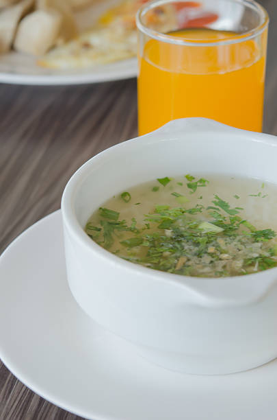 istock rice soup , asian food 186115496