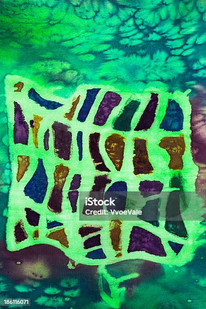 Abstract Pattern Of Cold Painted Batik Stock Illustration - Download Image Now - Abstract, Art, Art And Craft