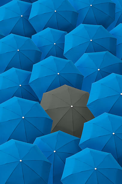 istock Umbrella, leader, unique, boss, individuality, original, special. 186117292