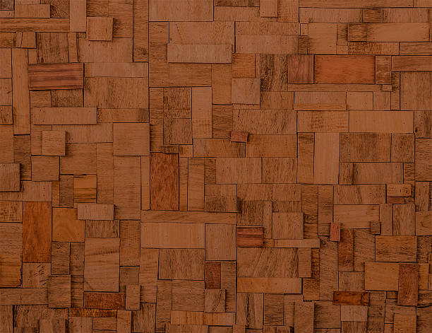 istock Blocks of exceptional fine esteemed Mahogany 186117469