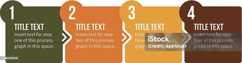 Four Step Process Chart Stock Illustration - Download Image Now ...
