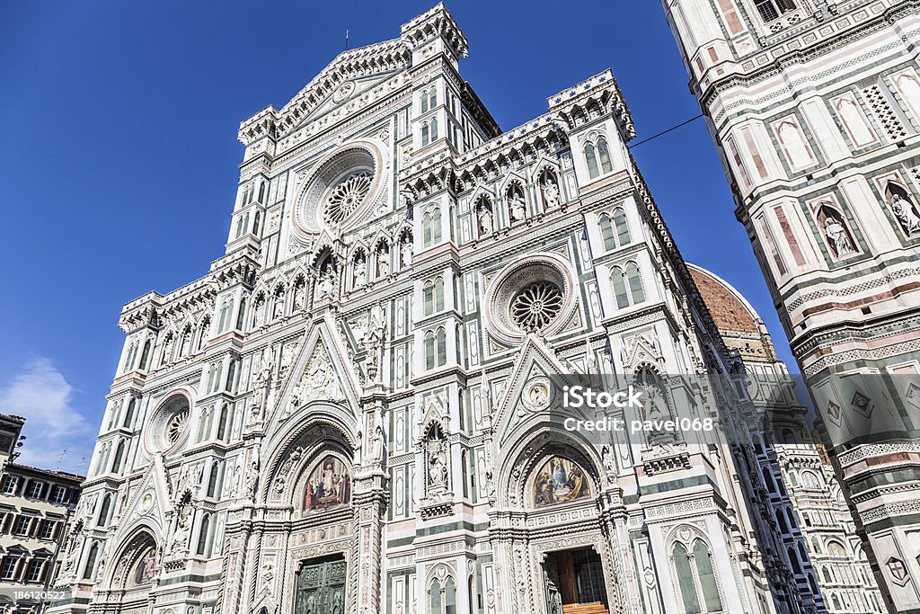 Katedra Santa Maria dei Fiore we Florencji, Włochy - Zbiór zdjęć royalty-free (Architektura)