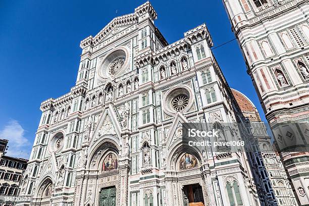 Katedra Santa Maria Dei Fiore We Florencji Włochy - zdjęcia stockowe i więcej obrazów Architektura - Architektura, Florencja - Włochy, Fotografika