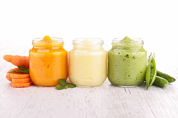istock assortment of vegetable puree 186120795