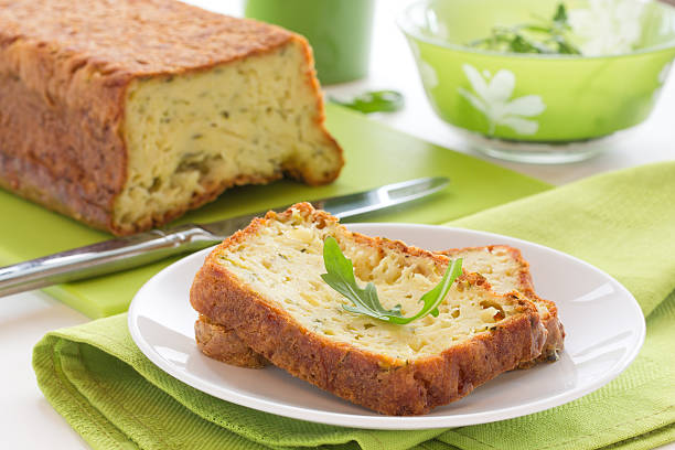 istock Cake with zucchini and cheese. 186120919