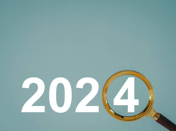 istock Year 2024 in a magnifying glass 1861226552