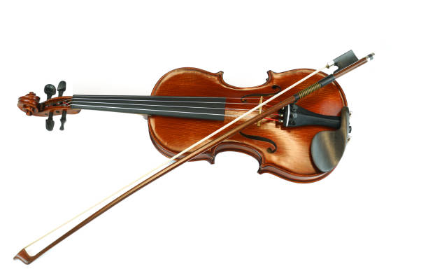 istock violin with bow isolated on white background 1861234286