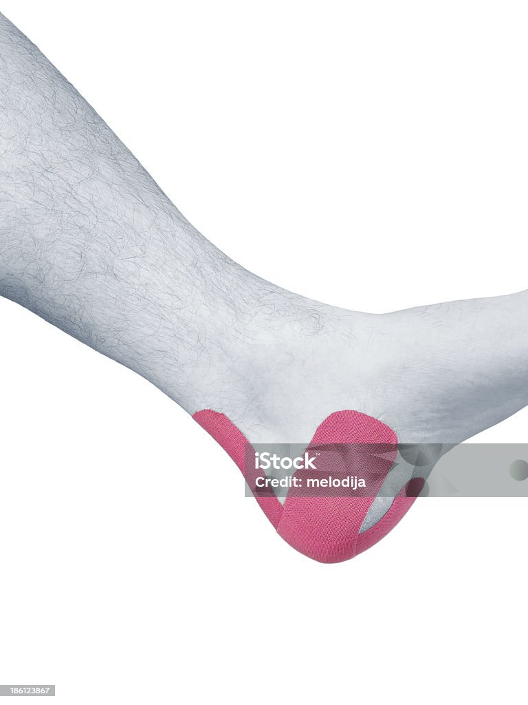 Физиотерапия для человека каблук боль, боли и напряжение - Стоковые фото Альтернативная медицина роялти-фри