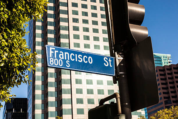 istock sign Francisco street in Hollywood 186123871