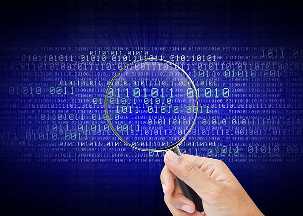 istock Search of the information in computer digital 186130097