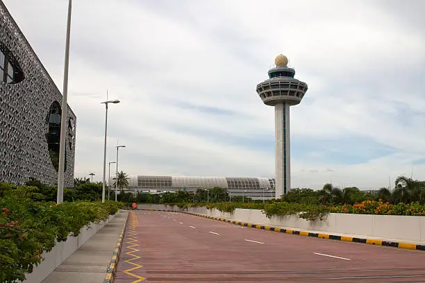 Changi Airport Traffic Controller Tower in Singapore 2