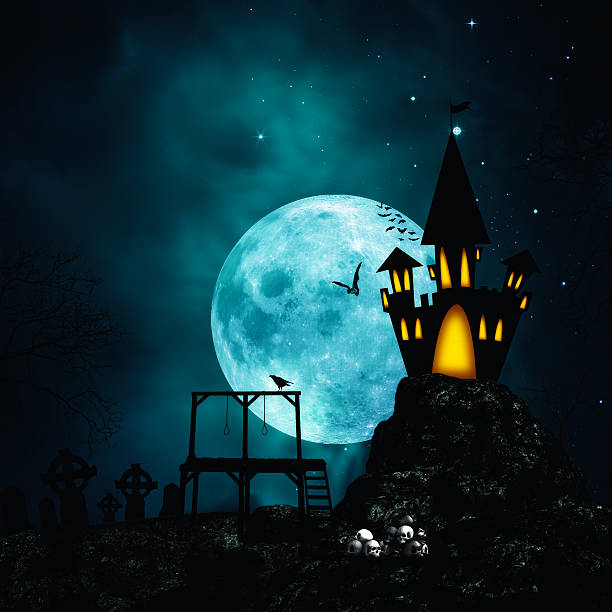 istock Horror and mystery backgrouds for your design 186131746