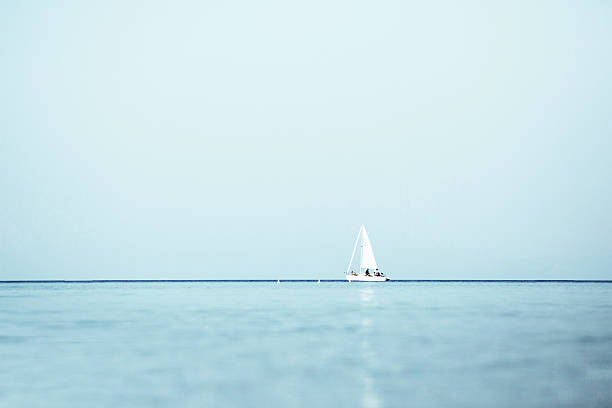istock Sailing boat in the lake 186133384