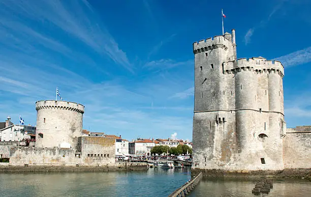 port of La Rochelle a day of autumn