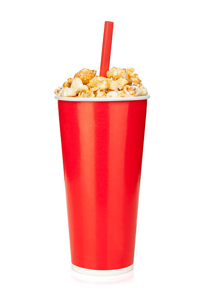 istock Popcorn in fast food drink cup 186134139