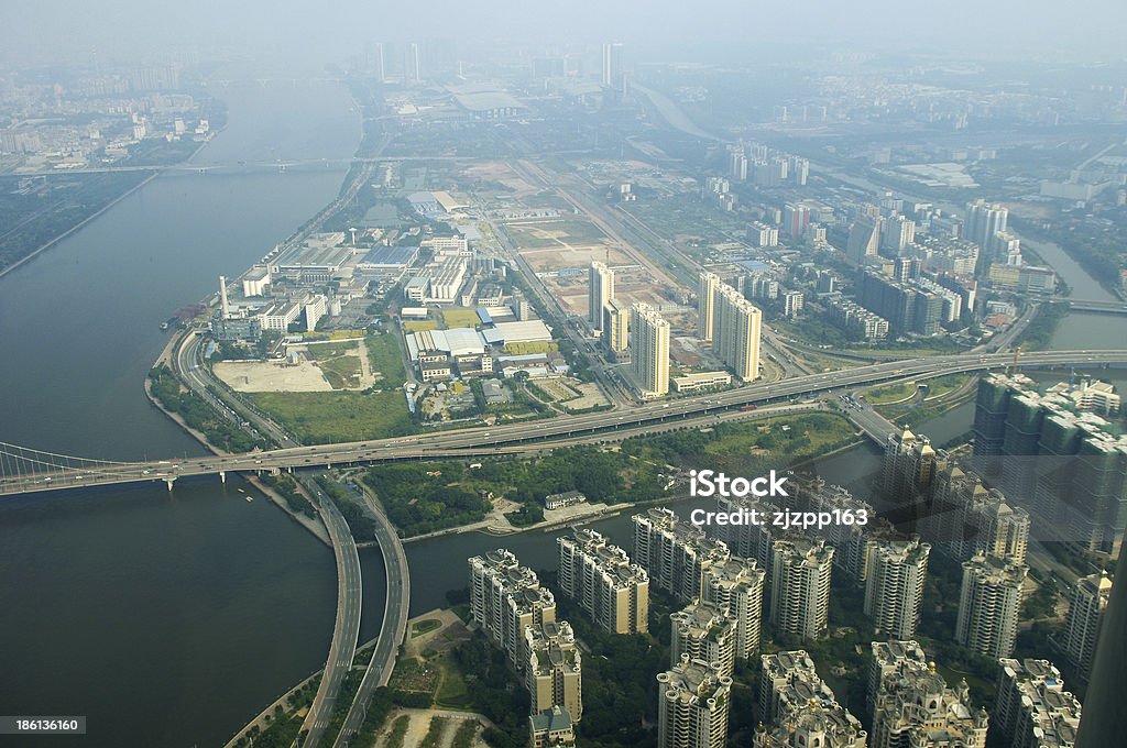 Chiny Guangzhou Panorama - Zbiór zdjęć royalty-free (Architektura)