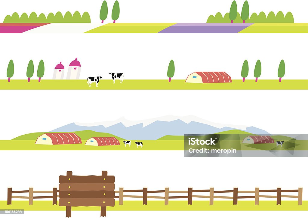 Amplio pasture - arte vectorial de Diosa de la Tierra libre de derechos