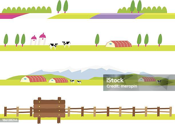 Ilustración de Amplio Pasture y más Vectores Libres de Derechos de Diosa de la Tierra - Diosa de la Tierra, Agricultura, Bebida