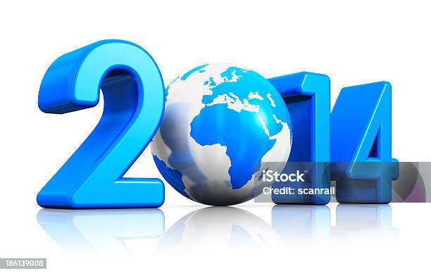 Conceito De Ano Novo De 2014 - Fotografias de stock e mais imagens de 2013 - 2013, 2014, Ano novo