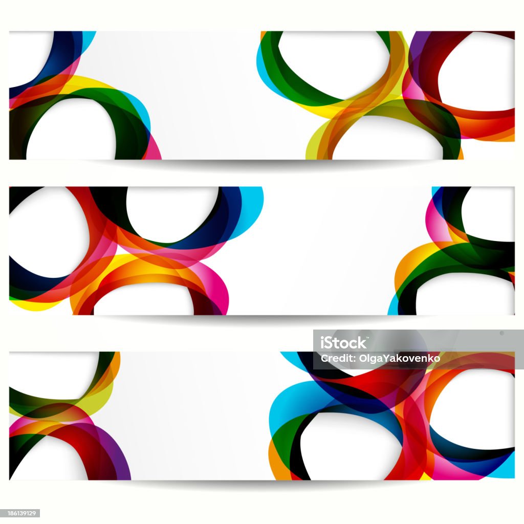 Abstract Banner Frame Abstract Banner With Forms Of Empty Frames Stock Illustration ...