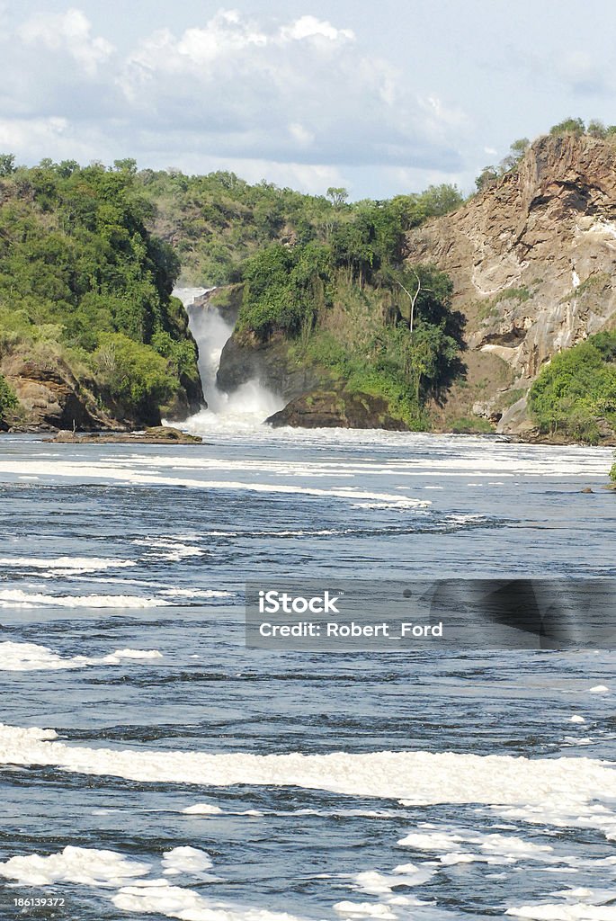 Cataratas de Murchison cascadas del Nilo desde la Victoria de Uganda - Foto de stock de Aire libre libre de derechos
