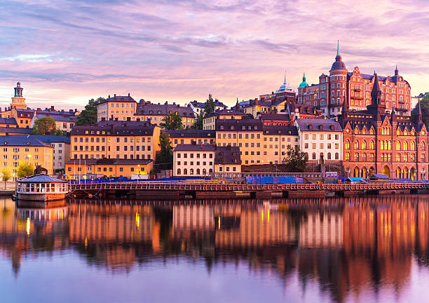Evening scenery of Stockholm, Sweden file_thumbview_approve.php?size=1&id=26727803 sodermalm photos stock pictures, royalty-free photos & images
