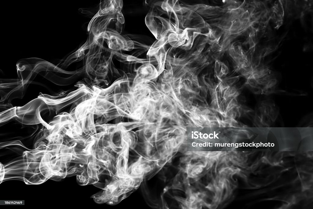 Abstraite fumée sur fond blanc - Photo de Abstrait libre de droits