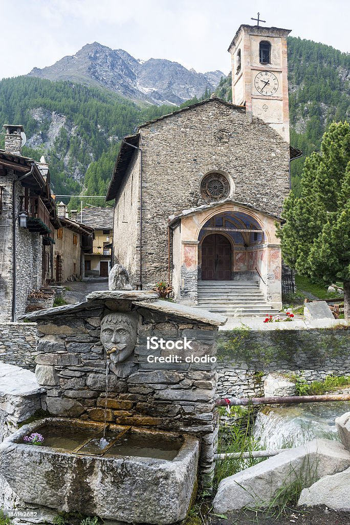 Chianale (Italian Alps) Chianale (Cuneo, Val Varaita, Piedmont, Italy), old typical mountain village in the Italian Alps at summer Ancient Stock Photo