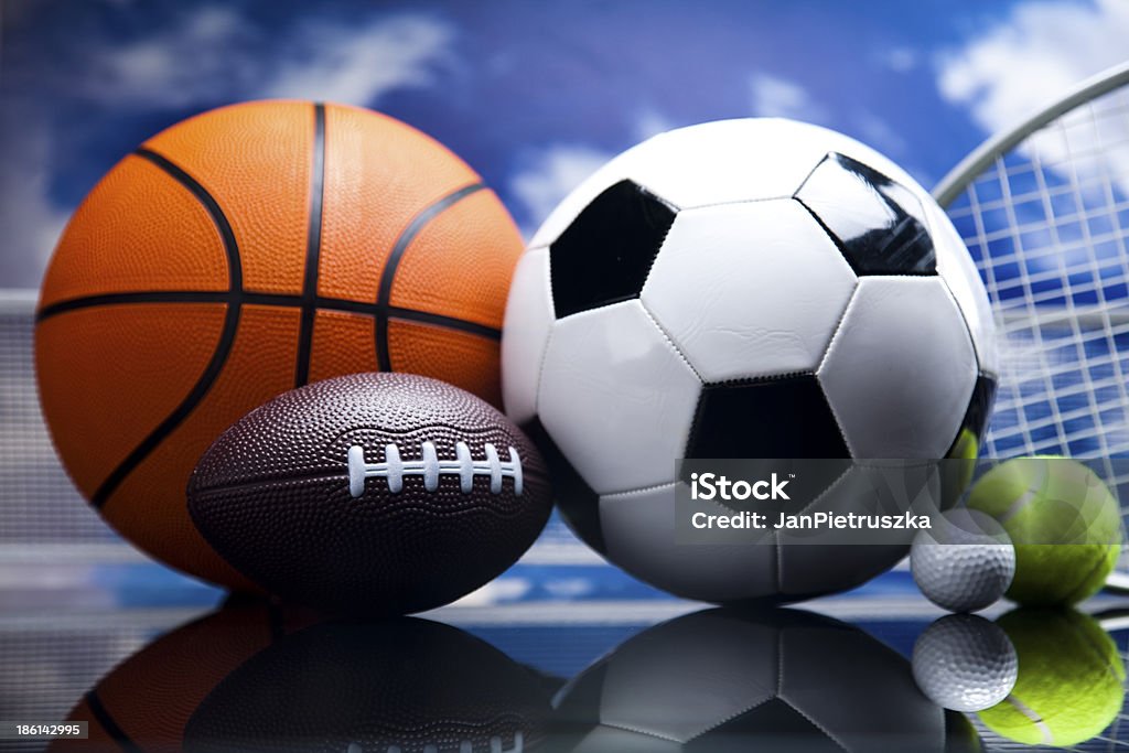 Sprzęt sportowy i piłki - Zbiór zdjęć royalty-free (Badminton - sport)