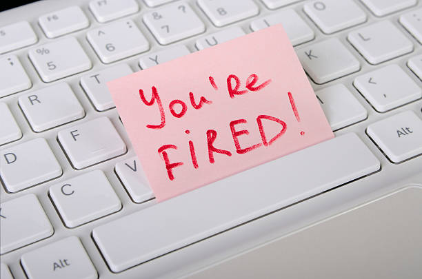 istock Job dismissal notice 186144876