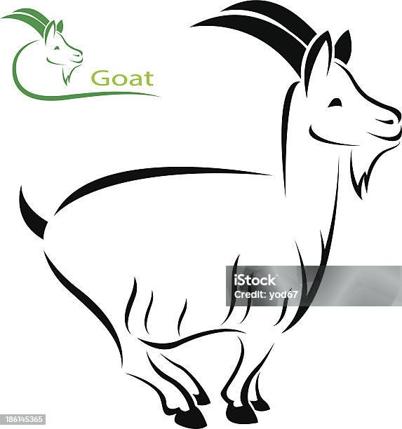 Vector Image Of An Goat Stock Illustration - Download Image Now - Agriculture, Animal, Animal Body Part