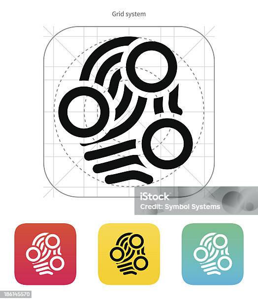 指紋ループタイプscan アイコンをクリックします - つながりのベクターアート素材や画像を多数ご用意 - つながり, アイコン, アイコンセット
