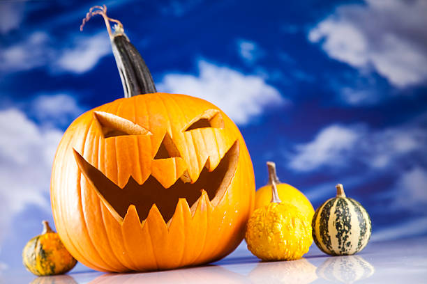 istock Halloween Pumpkin, Scary Jack 186147425
